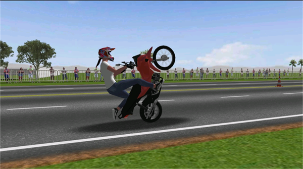 摩托平衡3D(Moto Wheelie 3D) 截图1