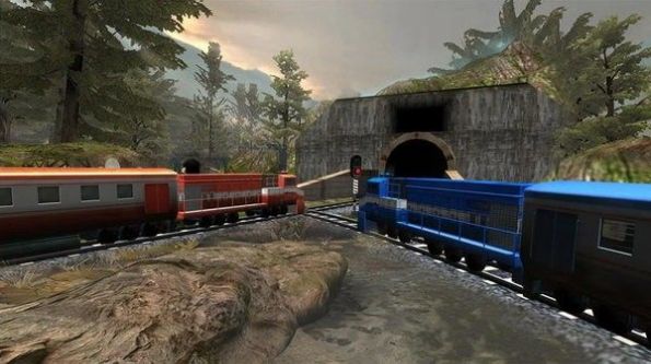 火车比赛3d游戏(Train Racing 3D) 截图1