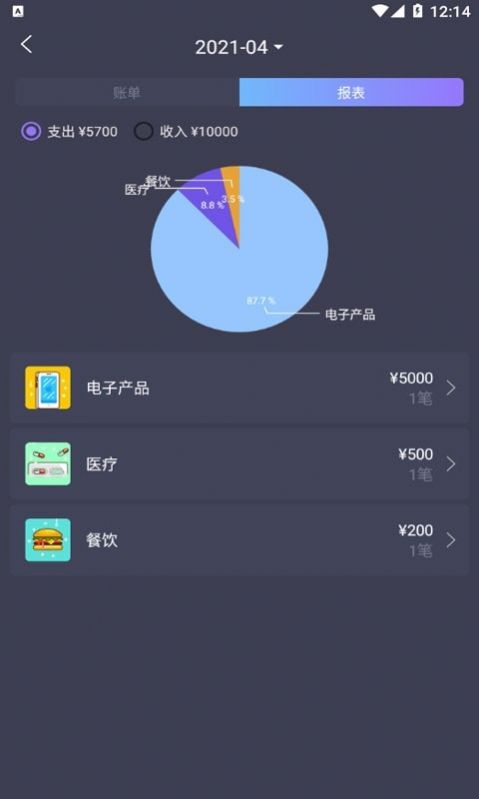 善悦记账本app 截图3