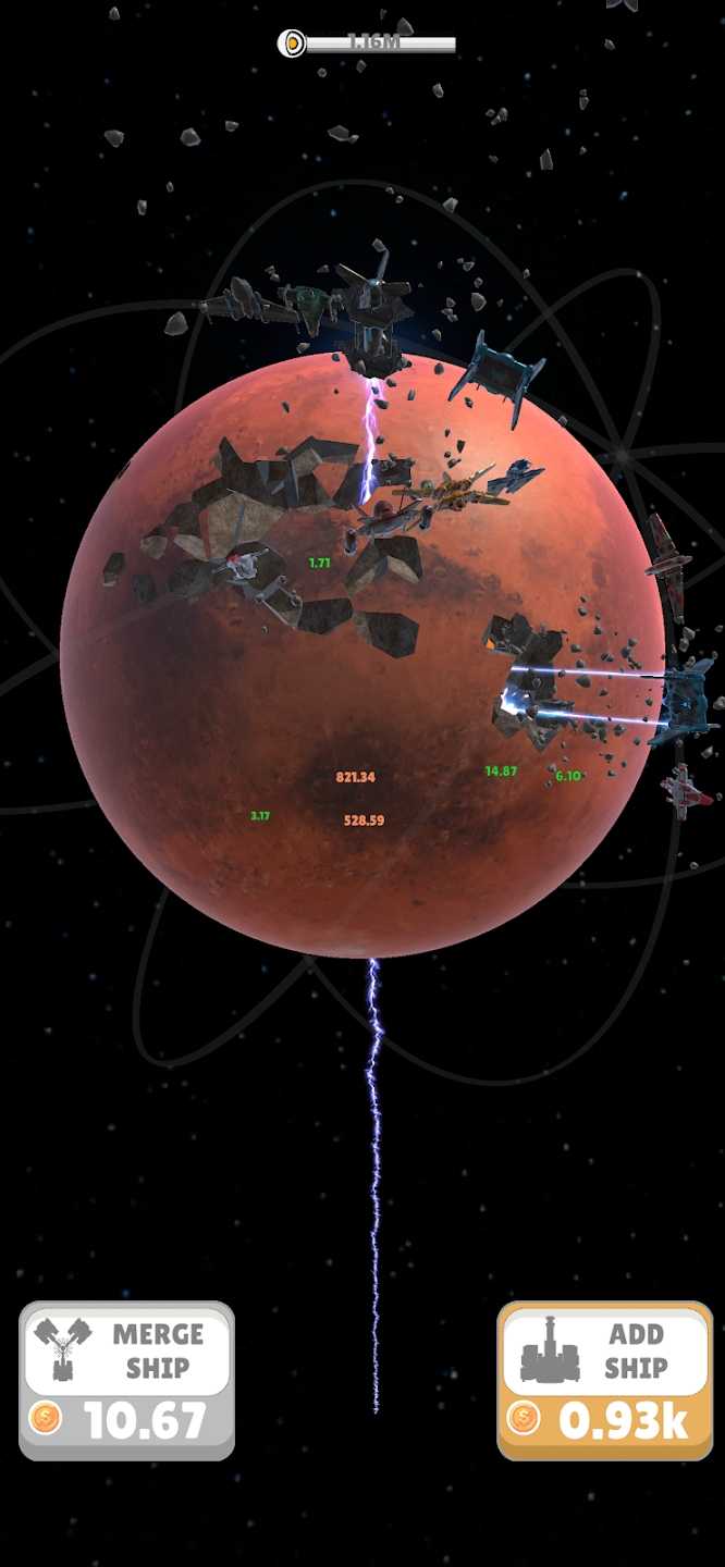 太空合并空闲星球毁灭者 截图1