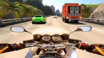 公路交通摩托车游戏 截图1