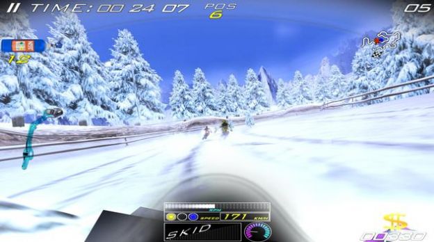 雪地极限自行车游戏 截图3