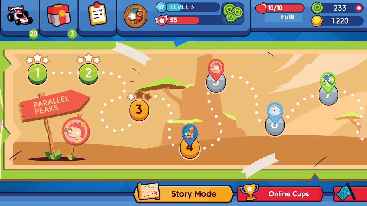 星光车轮超级卡丁车游戏 截图4