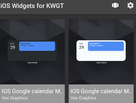 iOS Widgets for KWGT v4.1 1