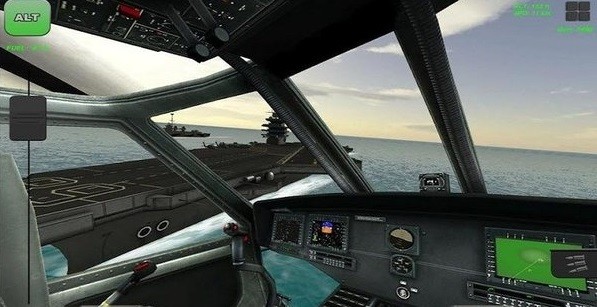 航空母舰直升机模拟 截图1
