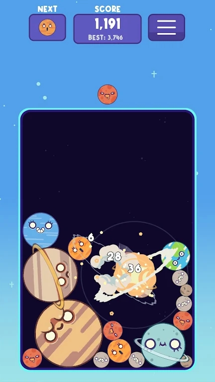 行星合并解谜(GalaxyPlanetMerge) 截图1