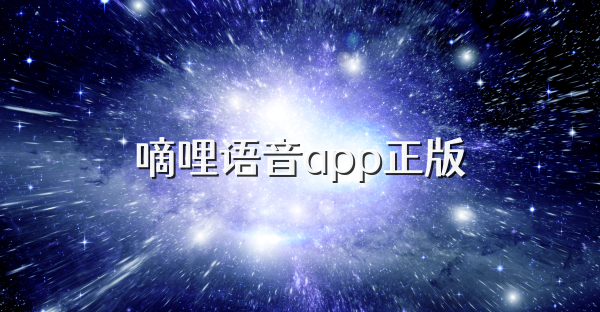 嘀哩语音app正版