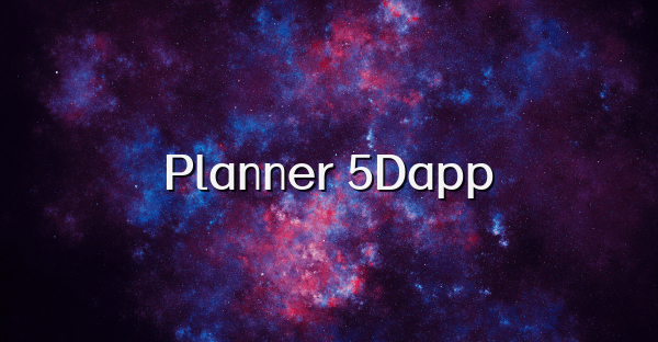 Planner 5Dapp