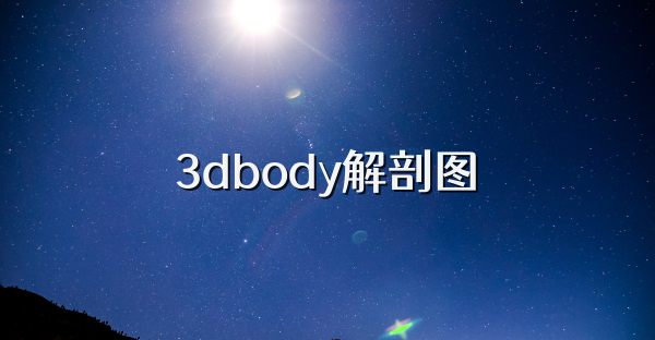 3dbody解剖图