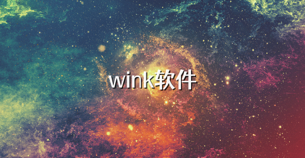 wink软件