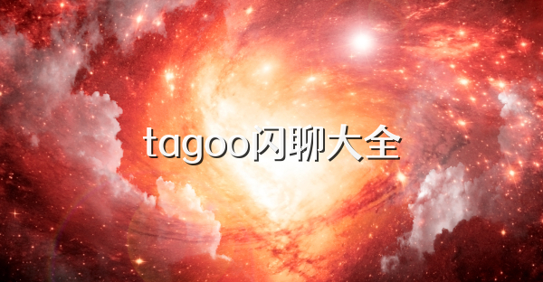 tagoo闪聊大全