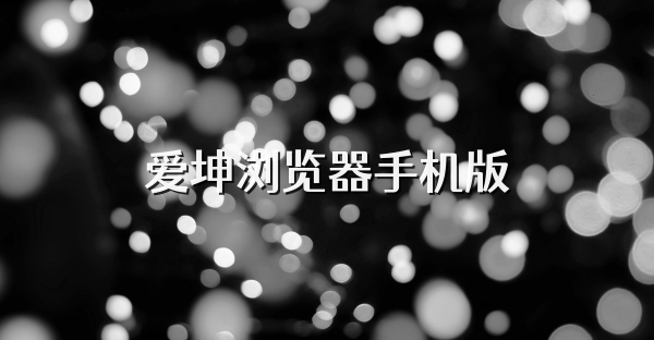 爱坤浏览器手机版