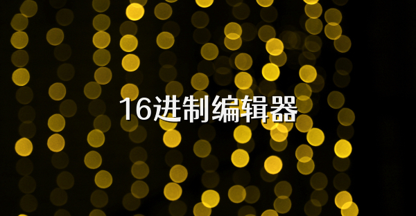 16进制编辑器