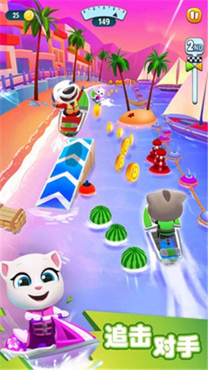 汤姆猫的摩托艇手机版 截图1
