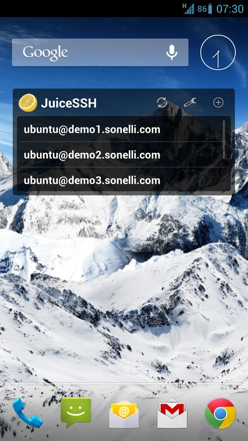 SSH手机客户端JuiceSSH