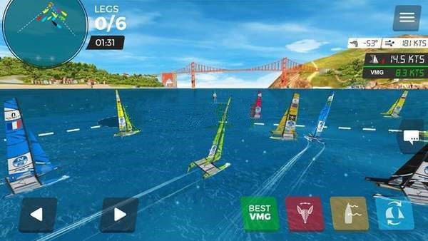 海上虚拟帆船赛 截图1
