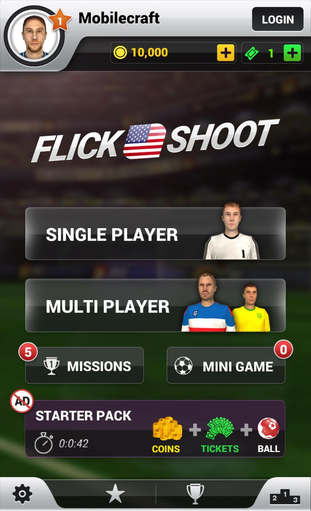 Flick Shoot US(指尖足球美国游戏) 截图3
