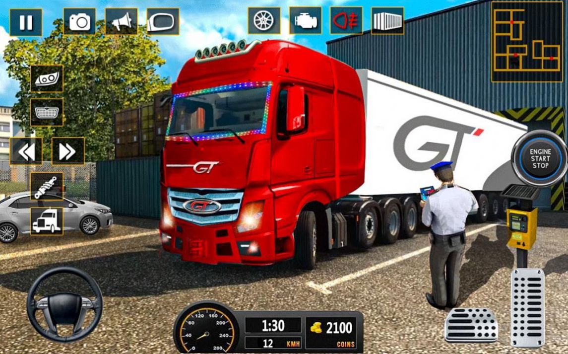 卡车驾驶停车模拟3D(Truck parking game) 截图3