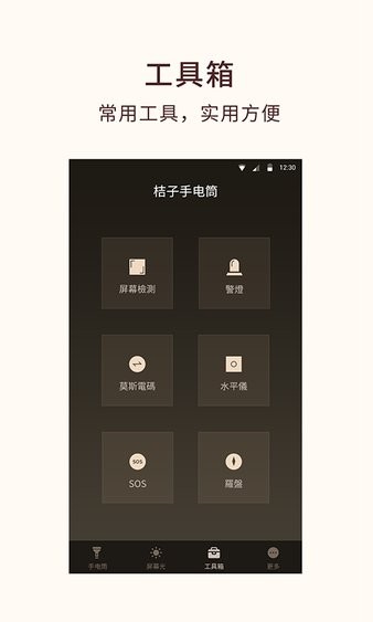 桔子手电筒 截图1