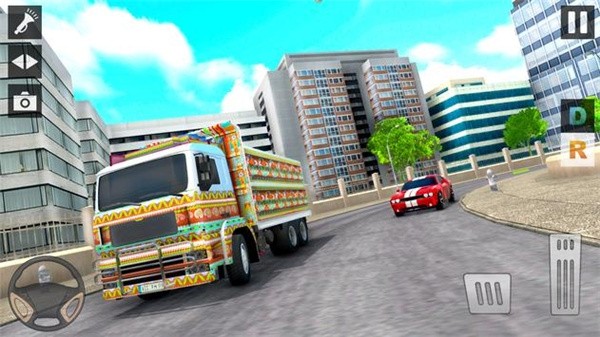 Euro Truck Driving Simulator(城市运输卡车停车场) 截图1