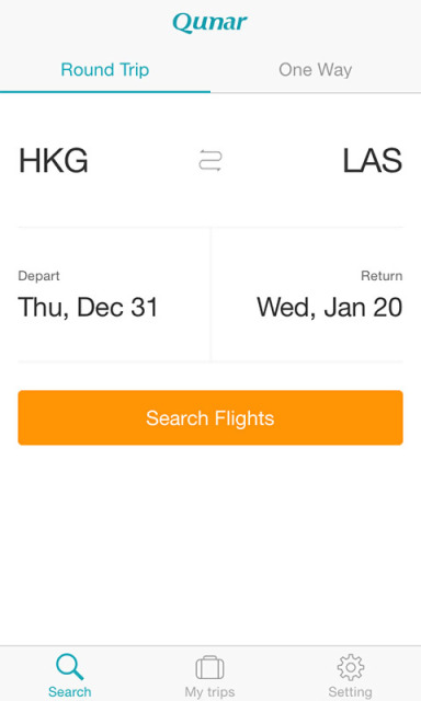 去哪儿机票查app 截图1