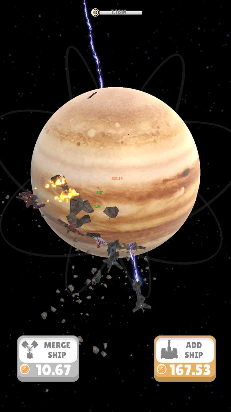 太空合并空闲星球毁灭者 截图2