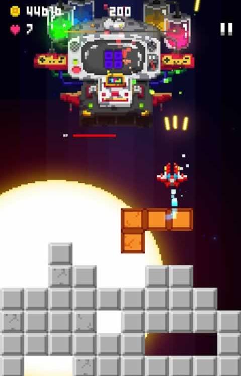 像素工艺飞行战游戏 截图1