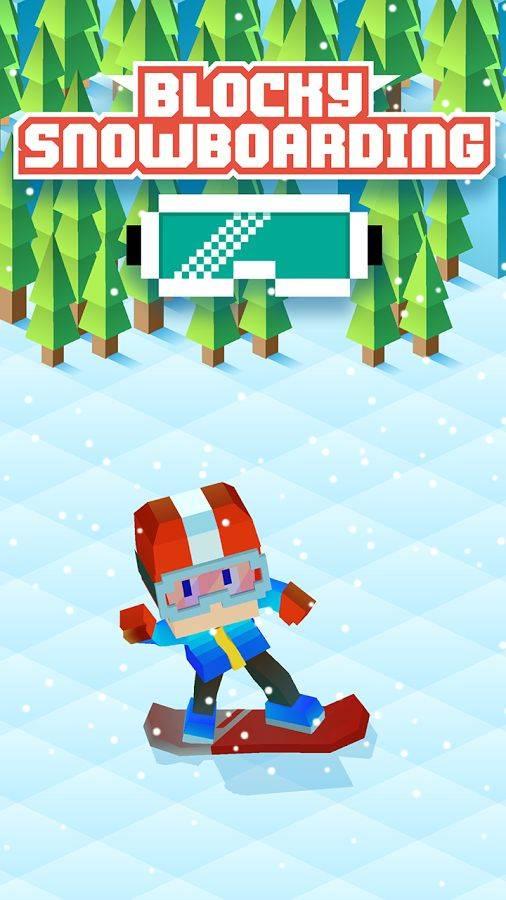 方块单板滑雪游戏 截图3