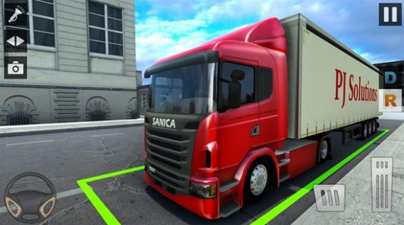 Euro Truck Driving Simulator(城市运输卡车停车场) 1