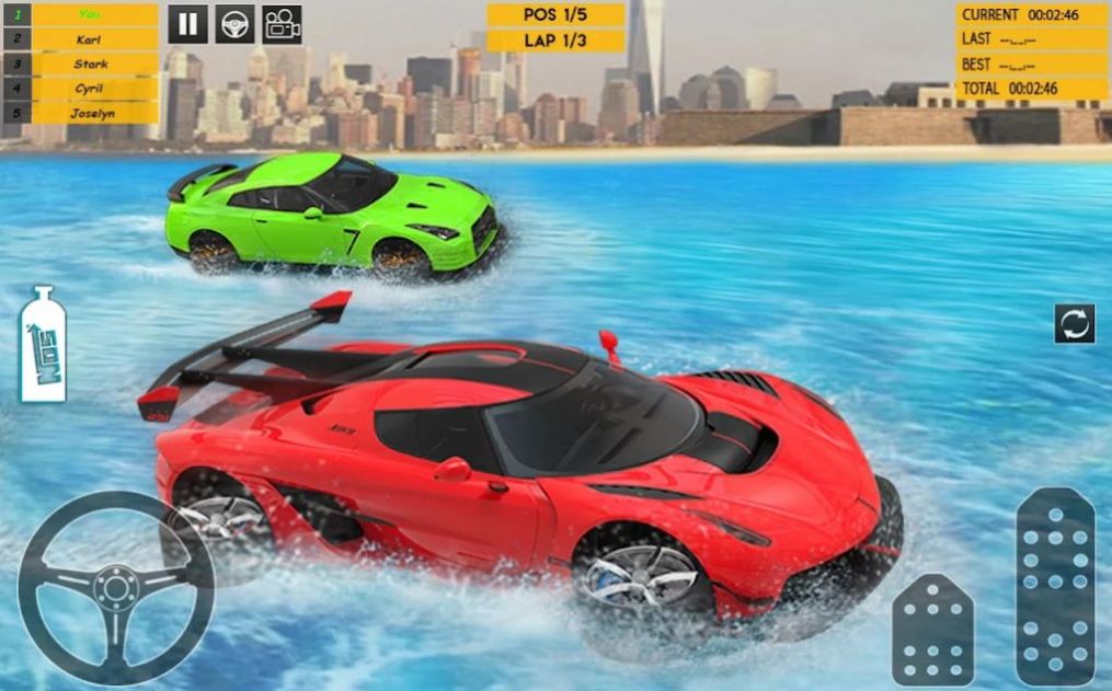水上特技赛车3D 截图1