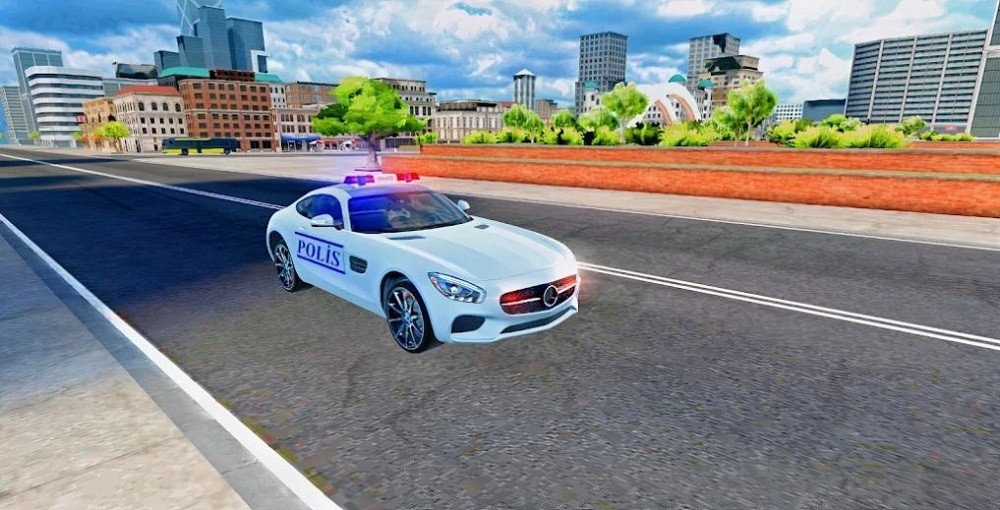 Mercedes Police Car Game 2024(梅赛德斯警车模拟2024) 截图1