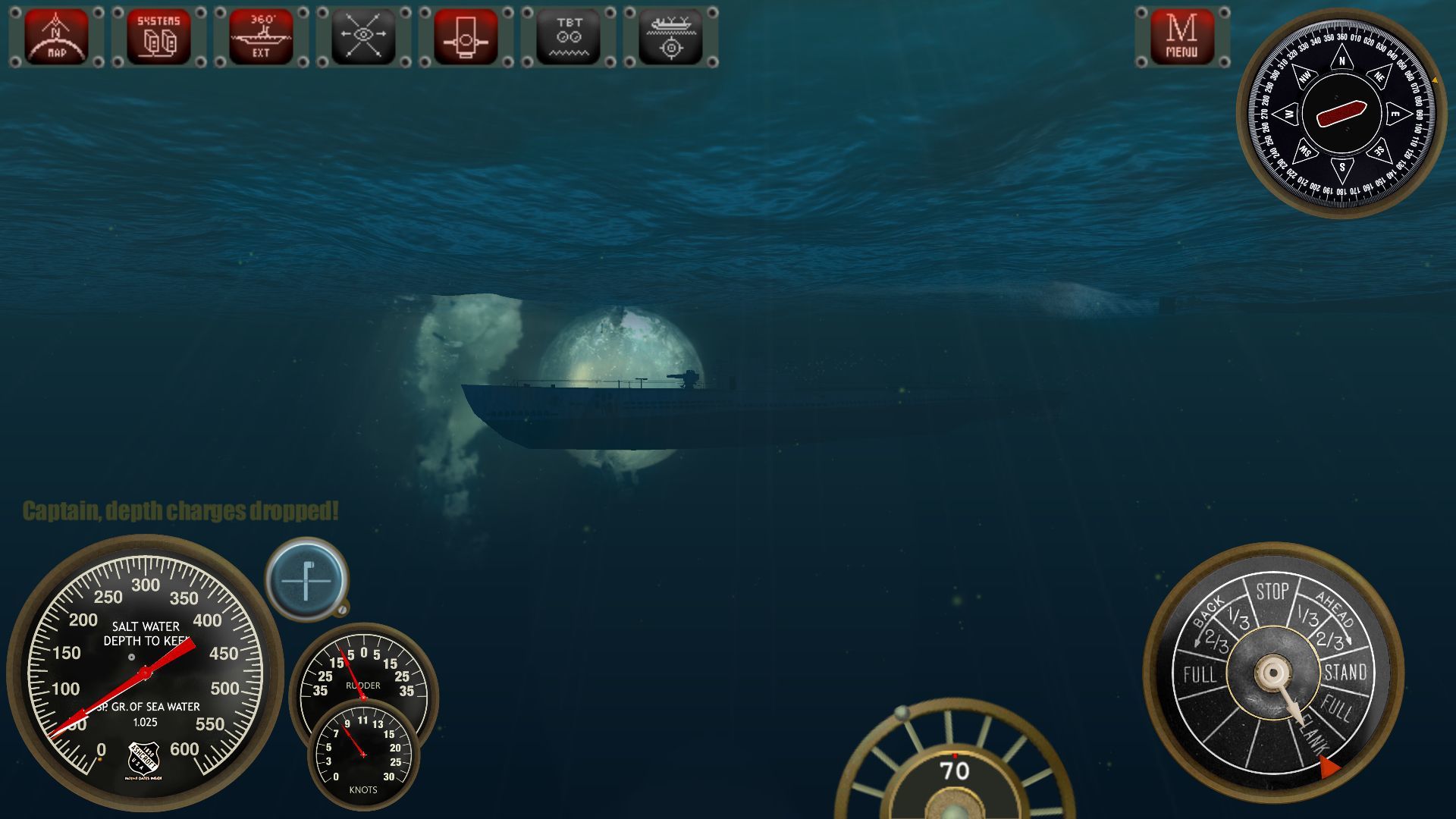 深水潜艇模拟器 截图4