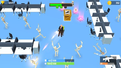 办公椅打僵尸游戏 截图3