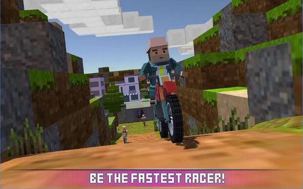 块状摩托车SIM 2017:Blocky Moto Bike SIM 2017 截图5
