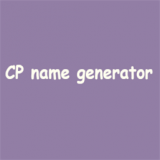CP取名器  v1.3