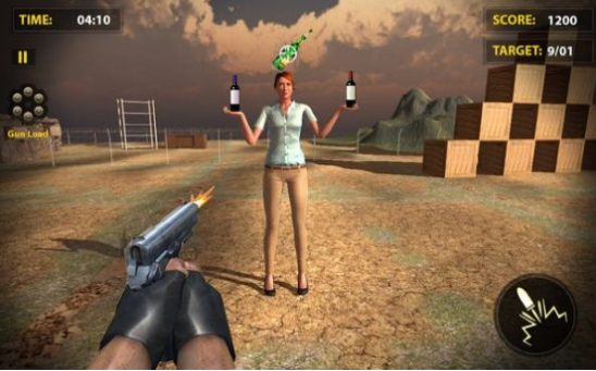 瓶子射击挑战游戏 截图3