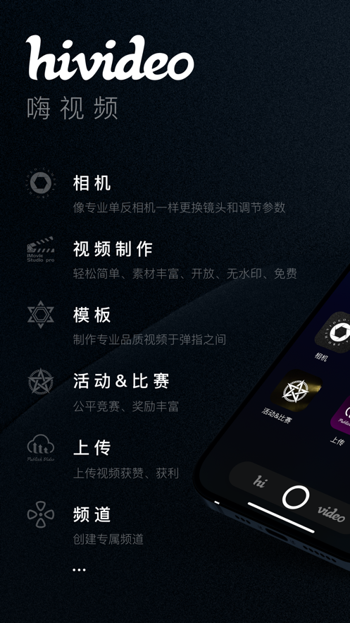 Hivideo视频编辑app 截图1