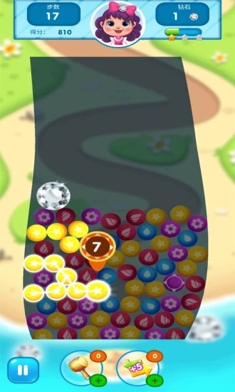 宝石消除物语游戏 截图1