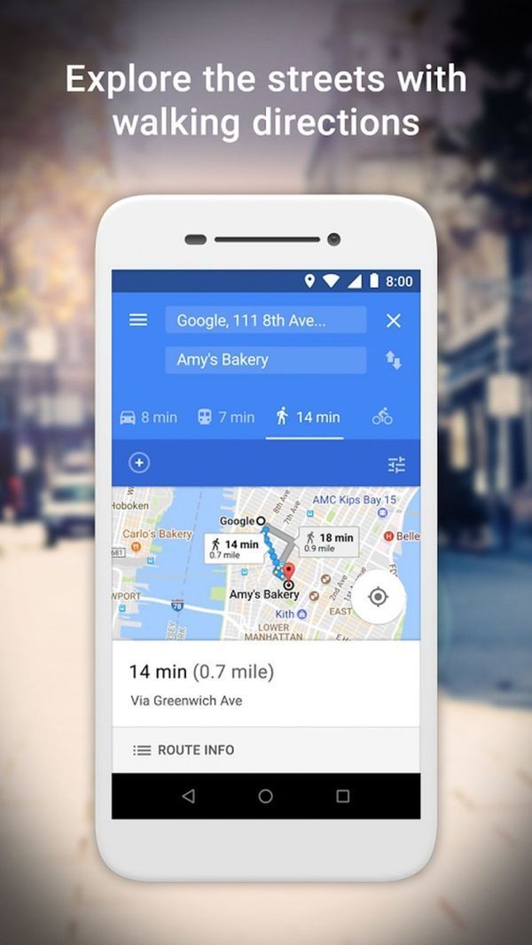 Google Maps Go路线和导航app 截图4