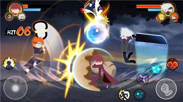 火柴人忍者3v3竞技场(Stickman Ninja 3v3) 截图4