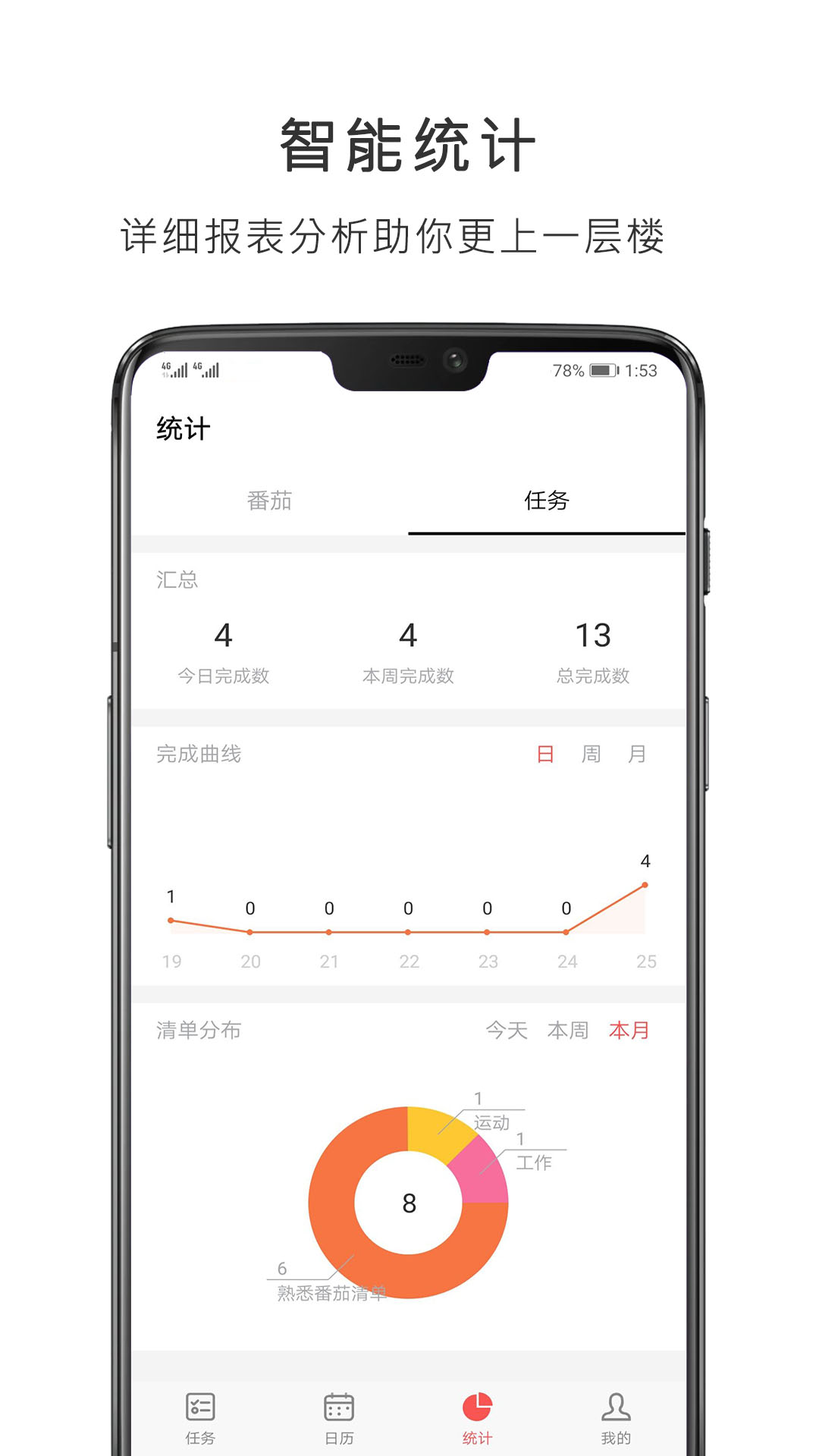 番茄清单APP 截图2