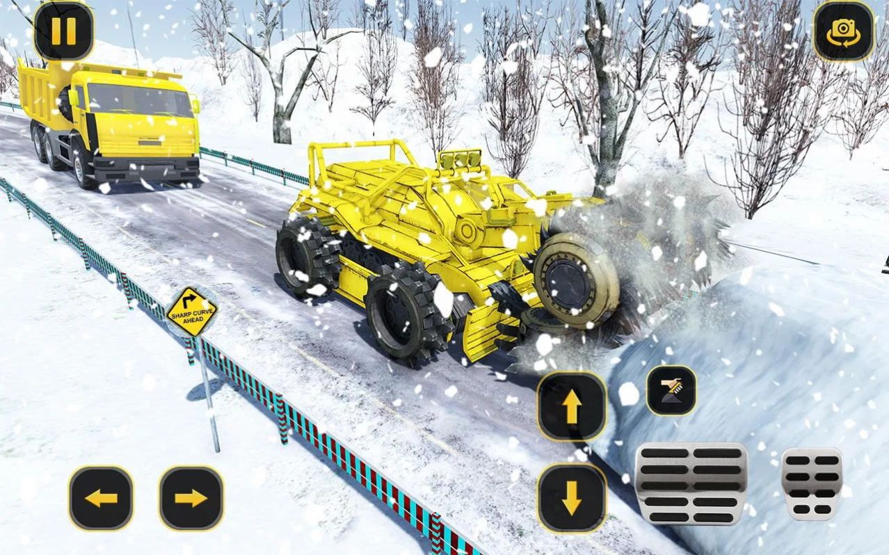 扫雪驾驶模拟游戏 截图1