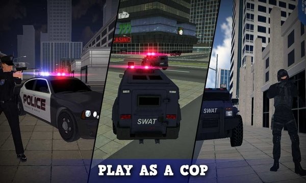 警察和强盗模拟器游戏 截图2