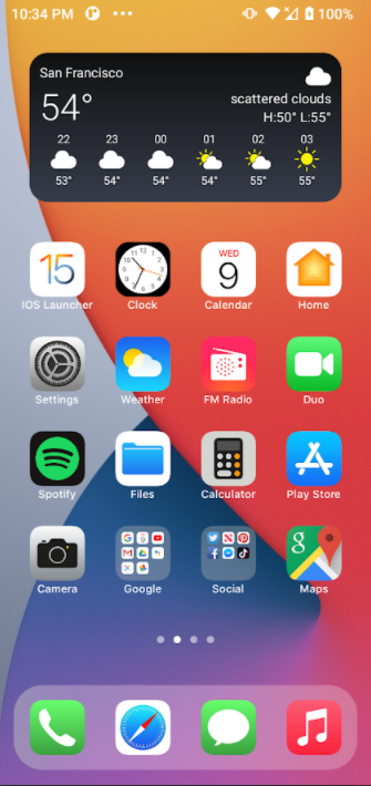 安卓仿ios15苹果启动器免费(IOS Launcher)