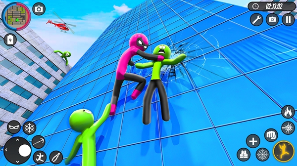 火柴人英雄绳索(Stickman Hero Rope Game) 截图4