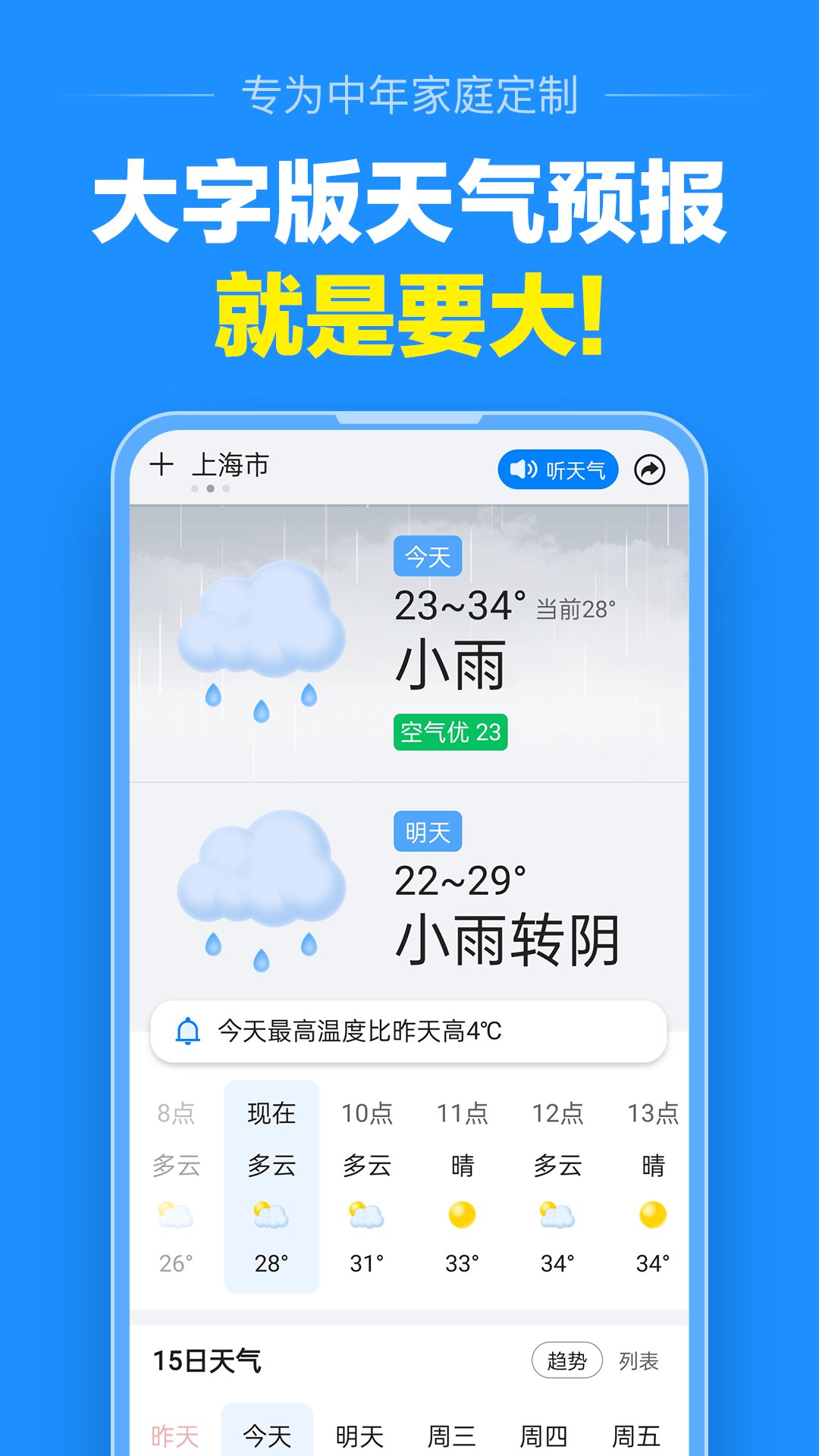 准点天气app 截图2