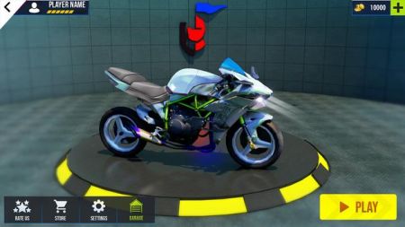 摩托交通赛车3D 截图1
