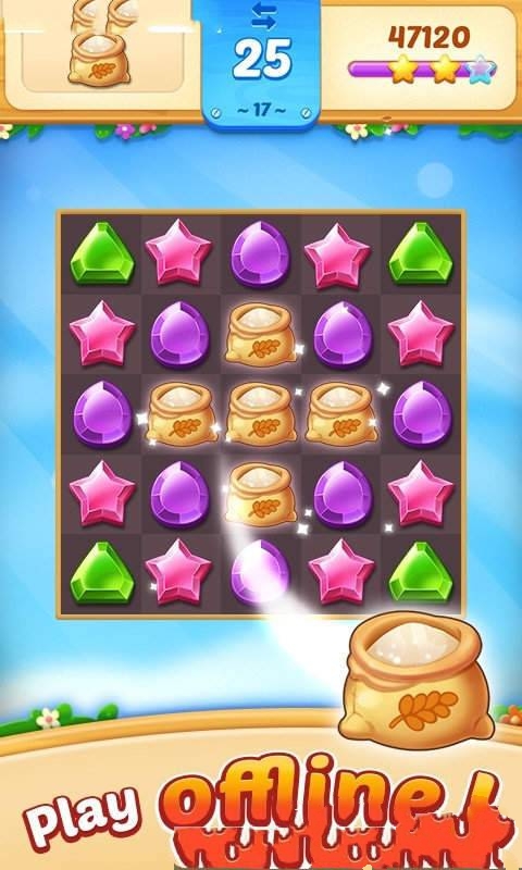 宝石小镇消除游戏 截图1