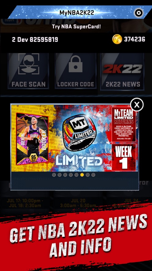 MyNBA2K22扫脸app 截图4