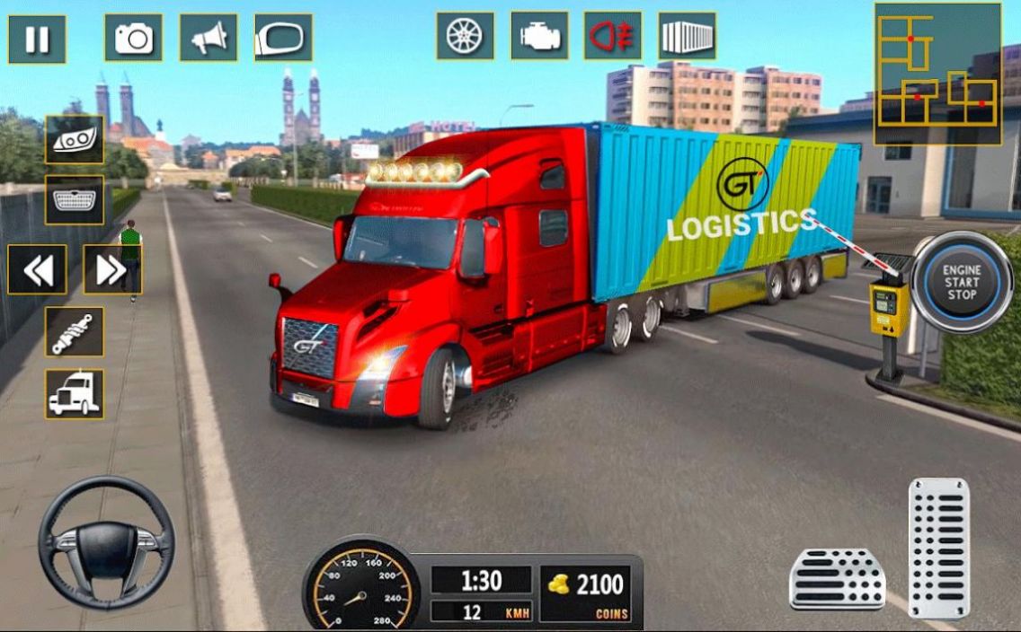 卡车驾驶停车模拟3D(Truck parking game) 截图2